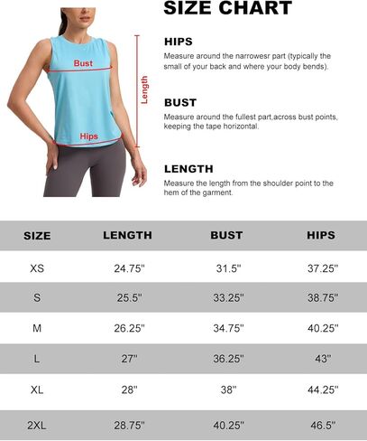 Women's Workout Tank Tops Sleeveless Athletic Tops Running Shirts for Sports Exercise in Kuwait