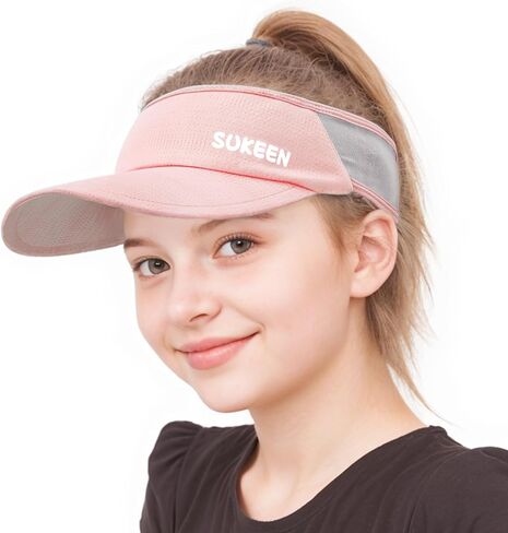 قبعات Sukeen Kids الواقية من الشمس للبنات والأولاد، قبعة رياضية خفيفة الوزن بعامل حماية من أشعة الشمس 50+ قبعة شمس، أغطية رأس تبريد للجري في الهواء الطلق in Kuwait