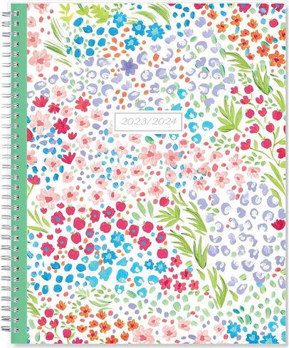 Blue Sky 2024-2025 Academic Year Teacher Weekly and Monthly Lesson Planner, 8.5" x 11", Flexible Cover, Wirebound, Ditsy Dapple Light (132002-A25) in Saudi Arabia