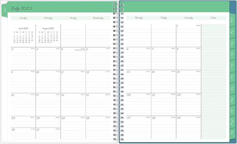 Blue Sky 2024-2025 Academic Year Teacher Weekly and Monthly Lesson Planner, 8.5" x 11", Flexible Cover, Wirebound, Ditsy Dapple Light (132002-A25) in Saudi Arabia