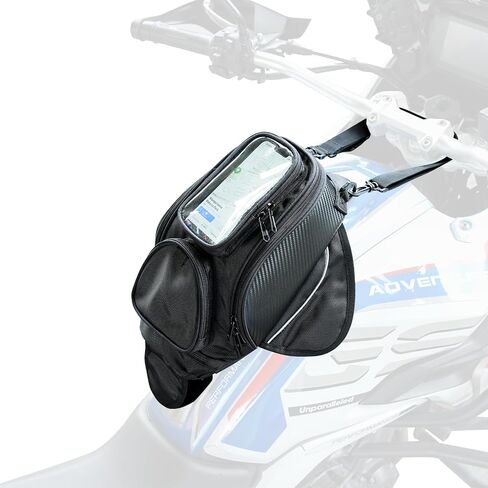 Motorcycle Tank Bag Universal Waterproof Oxford Fabric with Strong Magnetic，Magnetic Tank Bag, fits Harley Davidson, Indian, Honda, Yamaha, Suzuki and more in Saudi Arabia