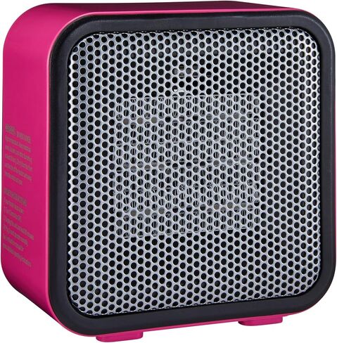 Amazon Basics 500-Watt Ceramic Small Indoor Space Heater, Personal Mini - 3.4 x 5.8 x 6 Inch, Black in Kuwait