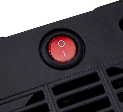 Amazon Basics 500-Watt Ceramic Small Indoor Space Heater, Personal Mini - 3.4 x 5.8 x 6 Inch, Black in Kuwait
