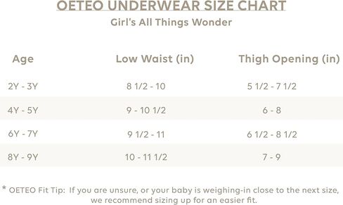 OETEO Girls Multipack Soft Underwear Panties Briefs - Viscose from Bamboo in Saudi Arabia