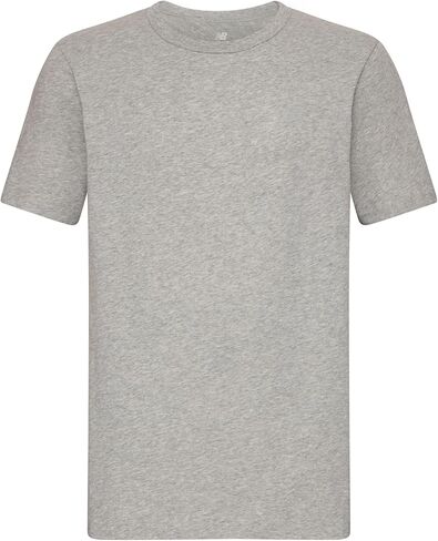 New Balance Men's Standard Cotton Performance Crew Neck Tee, Black/Heather Grey/Team Royal, X-Large in Kuwait