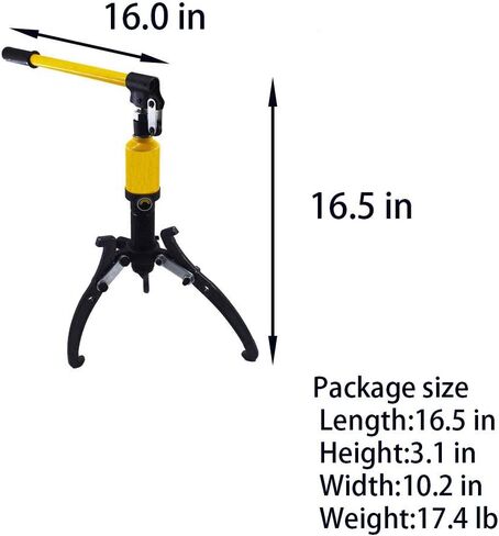 25HGP001-5T-01 5 Ton Hydraulic Gear Puller Fit for Pulling Hubs Flanges Gears Bearings in Saudi Arabia