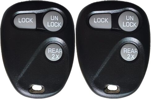 Replacement Remote Keyless Fob Key Case (Shell) Fit for Buick Cadillac Chevrolet GMC Oldsmobile Pontiac Saturn 16245100-29(Just a case/Shell) in Kuwait