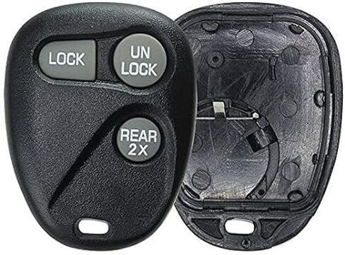 Replacement Remote Keyless Fob Key Case (Shell) Fit for Buick Cadillac Chevrolet GMC Oldsmobile Pontiac Saturn 16245100-29(Just a case/Shell) in Kuwait