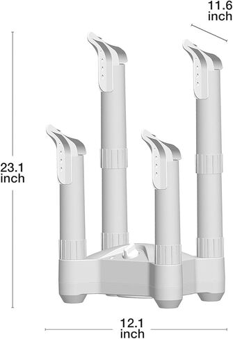 LifeSmart BD001 4 Post Fast Airflow Boot Dryer, Small, White in Kuwait