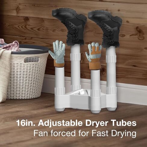 LifeSmart BD001 4 Post Fast Airflow Boot Dryer, Small, White in Kuwait