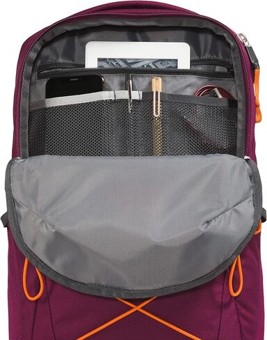 THE NORTH FACE Women's Jester Commuter Laptop Backpack, Fiery Red Next Gen Logo Print/Mr. Pink, One Size in Kuwait