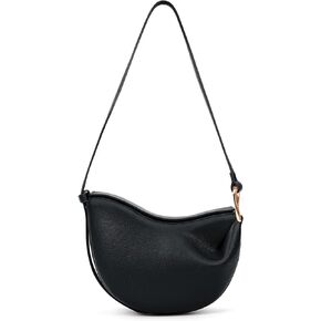 Crescent Crossbody Bags Dumpling PU Shoulder Bag Purses Small Trendy Designer Luxury Faux Leather Hobo Saddle Bag for Women