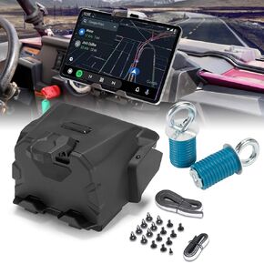 A & UTV PRO Electronic Device Tablet Holder for 2014-2018 Polaris RZR XP 1000/ XP 4 1000, GPS Phone Ipad Tablet Mount with Extra Storage Box Accessories, 1PC