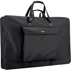 Nicpro Upgrade Art Portfolio Bag 24 x 36 Inches Waterproof Artist Carrying Bag Hard Sided Sturdy with Strap,Storage for Artwork Sketch Drawing Photography