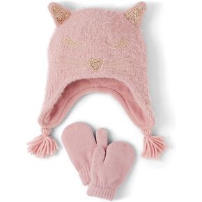 The Children's Place girls And Toddler Winter Hat and Mitten Set