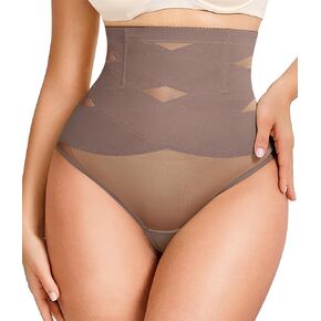 Tummy Control Thong Shapewear for Women High Waist Shaping Underwear Body Shaper