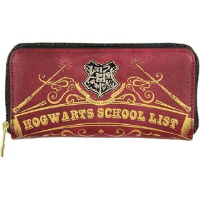 Bioworld Harry Potter Hogwarts School List Zip Around Wallet