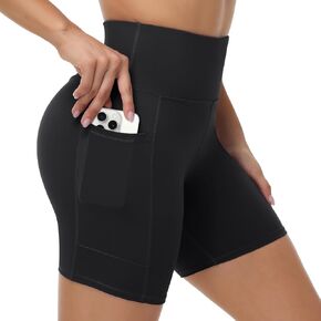 Biker Shorts Women Non See Through Biker Shorts Tummy Control Yoga Shorts Workout Shorts Running Athletic Sport
