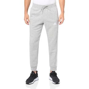 adidas Men's Essentials Fleece 3-Stripes Tapered Cuff Pants