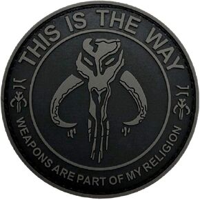 Weapons are Part of My Religion Patch [3D-PVC Rubber - Hook Fastener -TZ5]