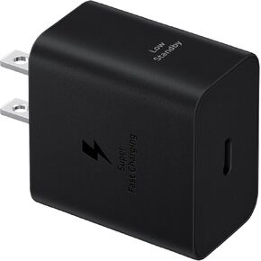 SAMSUNG 25W Wall Charger Power Adapter, Cable Not Included, Super Fast Charging, Compact Design, Compatible with Galaxy and USB Type C Devices, Black