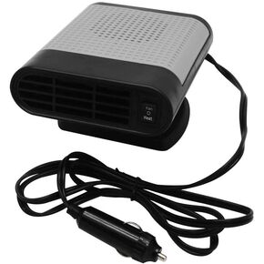 2 in 1 Car Heater Cooler Fan, 12V 150W Auto Windshield Dryer Defogger Defroster with Bracket and 3 Vents, Windscreen Warmer Frost Removing Vehicle Heater