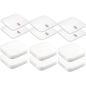 (12 Pieces) Replacement Mop Pads Compatible with Shark S7000, S7000AMZ, S7001, XKITP7000, S7000 Series and S7001TGT Steam & Scrub All-in-One Scrubbing Mop, Steam Mopping Pads