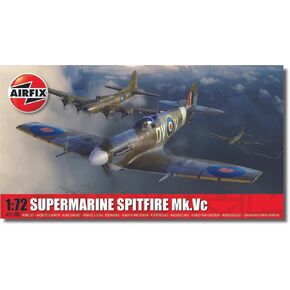 Airfix A01071B Supermarine Spitfire Mkia 1:72 Model Building Kit (36 Piece), Multicolor