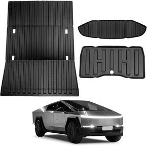 Cybertruck Accessories, Truck Bed Mat,Cargo Liner,Frunk Mat Rear Sub Trunk Mat for Tesla Cybertruck 2024 2023(TPE)
