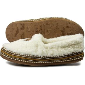 ARIAT Women's Snuggle Warm Indoor & Outdoor Rubber Outsole Slip-On Slipper, Tan, Large