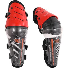 Motorcycle Knee Shin Guards, Crashproof Motocross Knee Pads Adult Dual Axis Pivoting Knee and Shin Thickened Impact Foam Protection for Racing