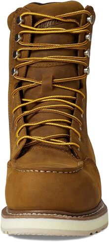 حذاء عمل Danner Cedar River بمقدمة من الألومنيوم مقاوم للماء مقاس 8 بوصات للرجال - جلد فاخر مع نعل خارجي قابل للتنفس وجاف ومقاوم للانزلاق، مصنف EH in Saudi Arabia