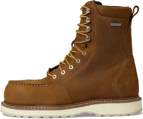 حذاء عمل Danner Cedar River بمقدمة من الألومنيوم مقاوم للماء مقاس 8 بوصات للرجال - جلد فاخر مع نعل خارجي قابل للتنفس وجاف ومقاوم للانزلاق، مصنف EH in Saudi Arabia