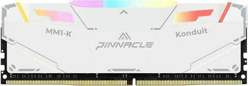 تايم تيك بيناكل كوندوي RGB 32GB KIT(2x16GB) DDR4 3200MHz PC4-25600 CL16-18-18-38 XMP2.0 كسر سرعة المعالج 1.35 فولت ثنائي التصنيف متوافق مع AMD وانتل وحدة ذاكرة كمبيوتر العاب الكمبيوتر المكتبي - ابيض in Kuwait