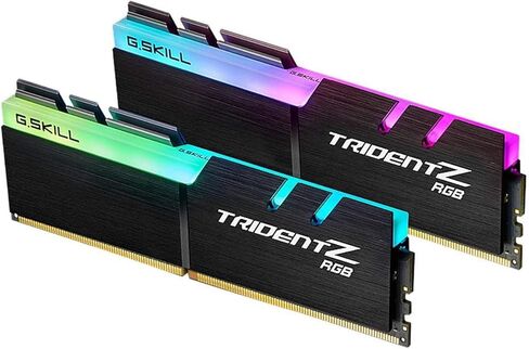 G.سكيل ذاكرة كمبيوتر مكتبي ترايدنت Z RGB (انتل XMP) DDR4 RAM 128GB (4x32GB) 3200MT/s CL16-18-18-38 1.35 فولت UDIMM (F4-3200C16Q-128GTZR) in Saudi Arabia