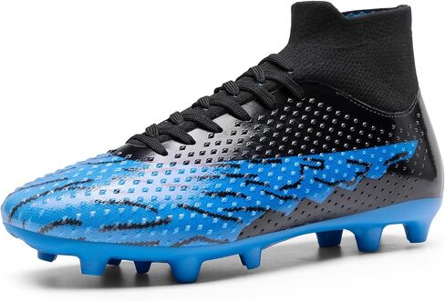 DREAM PAIRS Men's Soccer Cleats Lightweight Football Cleats Professional Training High-top Soccer Shoes in Saudi Arabia