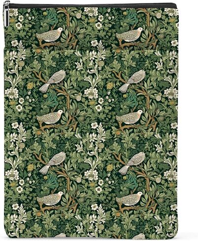 Classic Book Lovers Gifts Book Sleeve Vintage Forest Waterproof Book Cover Book Pouch Book Protector with Front Pocket Book Club Christmas Birthday Gifts for Women Girl Readers Book Accessories in Saudi Arabia