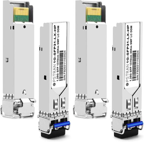 وحدة ارسال واستقبال 1.25G SFP LX لجونيبر QFX-SFP-1GE-LX EX-SFP-1GE-LX SRX-SFP-1GE-LX 1000Base-LX/LH احادي الوضع ميني GBIC 1310nm SMF 10 كم/20 كم LC DOM in Kuwait