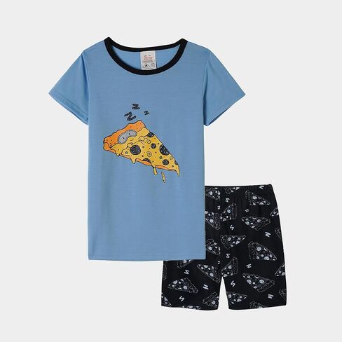 MyFav Big Boys Pajamas 2 Piece Short PJS Cute Cartoon Sleepwear in Saudi Arabia