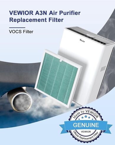 VEWIOR True HEPA Replacement Filter, Compatible A3 Air Purifier, H13 True HEPA Filter for A3 Air Cleaner in Kuwait