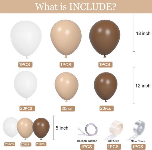 Teddy Bear theme Balloon Arch Kit Light Pink beige Tan and Brown Globos cream Ballon garland for Baby Shower Girl Decorations Gender Reveal Party Woodland Backdrop Supplies in Saudi Arabia