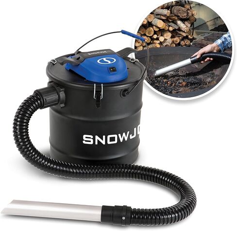 Snow Joe ASHJ201 4.8-Gallon 4-Amp Ash Vacuum w/Metal Storage Tank, Hose, Filters, Cord Organizer in Saudi Arabia