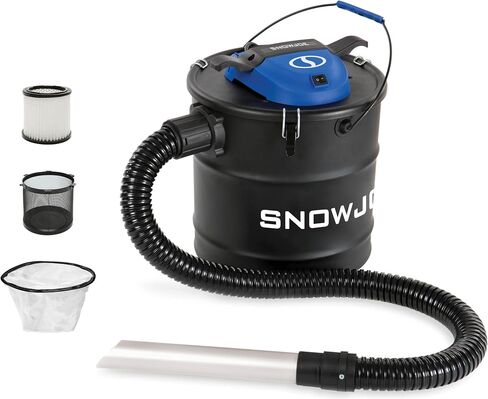 Snow Joe ASHJ201 4.8-Gallon 4-Amp Ash Vacuum w/Metal Storage Tank, Hose, Filters, Cord Organizer in Saudi Arabia