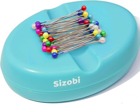 Sizobi Magnetic Pin Holder, Magnetic Pin Cushions for Sewing, Sewing Needle Magnetic Quilting Pins Holder Organizer, Magnetic Bobby Pin Holder, Magnetic Paper Clip Holder(Sewing pins not Included) in Saudi Arabia