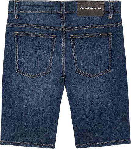 Calvin Klein Boys' Relaxed Fit Denim Shorts, 5-Pocket Style, Zipper Fly & Button Closure in Saudi Arabia