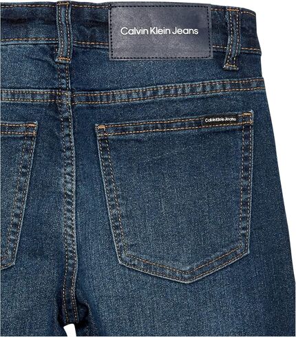 Calvin Klein Boys' Relaxed Fit Denim Shorts, 5-Pocket Style, Zipper Fly & Button Closure in Saudi Arabia