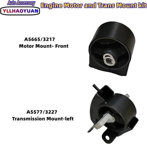 Engine Motor Mount Set 3Pcs Compatible with 2006 2007 2008 2009 Fo-rd Fusion 2.3L/3.0L Mercury Milan A5473 A5381 A5474 in Saudi Arabia