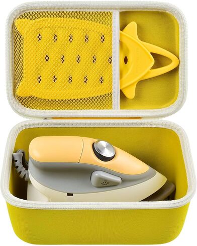 حافظة GWCASE متوافقة مع جهاز Oliso M2 Pro Mini Project Iron. حامل منظم لحمل مكاوي السفر مع جيب شبكي يناسب النعل والإكسسوارات الأخرى (الصندوق فقط) - وردي in Kuwait