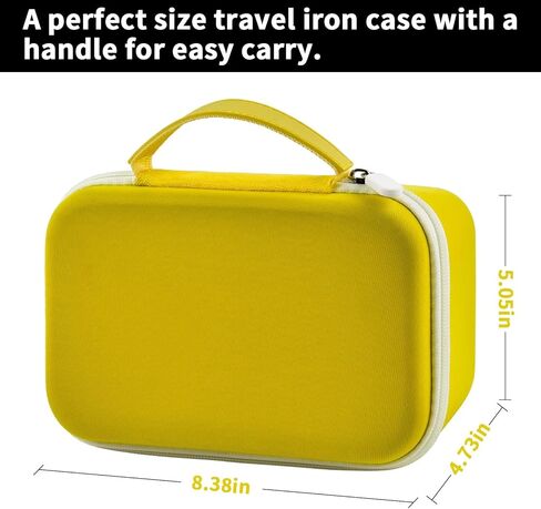 حافظة GWCASE متوافقة مع جهاز Oliso M2 Pro Mini Project Iron. حامل منظم لحمل مكاوي السفر مع جيب شبكي يناسب النعل والإكسسوارات الأخرى (الصندوق فقط) - وردي in Kuwait