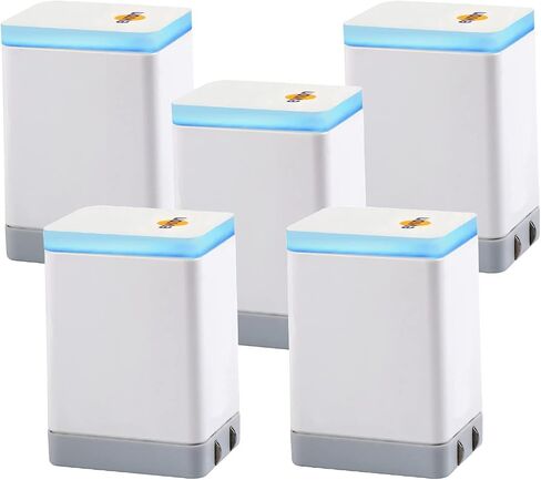 Evron Air Ionizers for Home,Negative Ion Plug In Folding Prongs Mobile Ionizer with Output up to 20 Million Negative Ions/Sec (Blue light 1 Pack) in Saudi Arabia